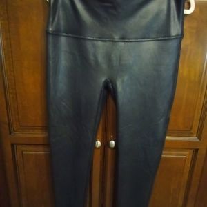 Spanx Faux Leather Pebbled Leggings